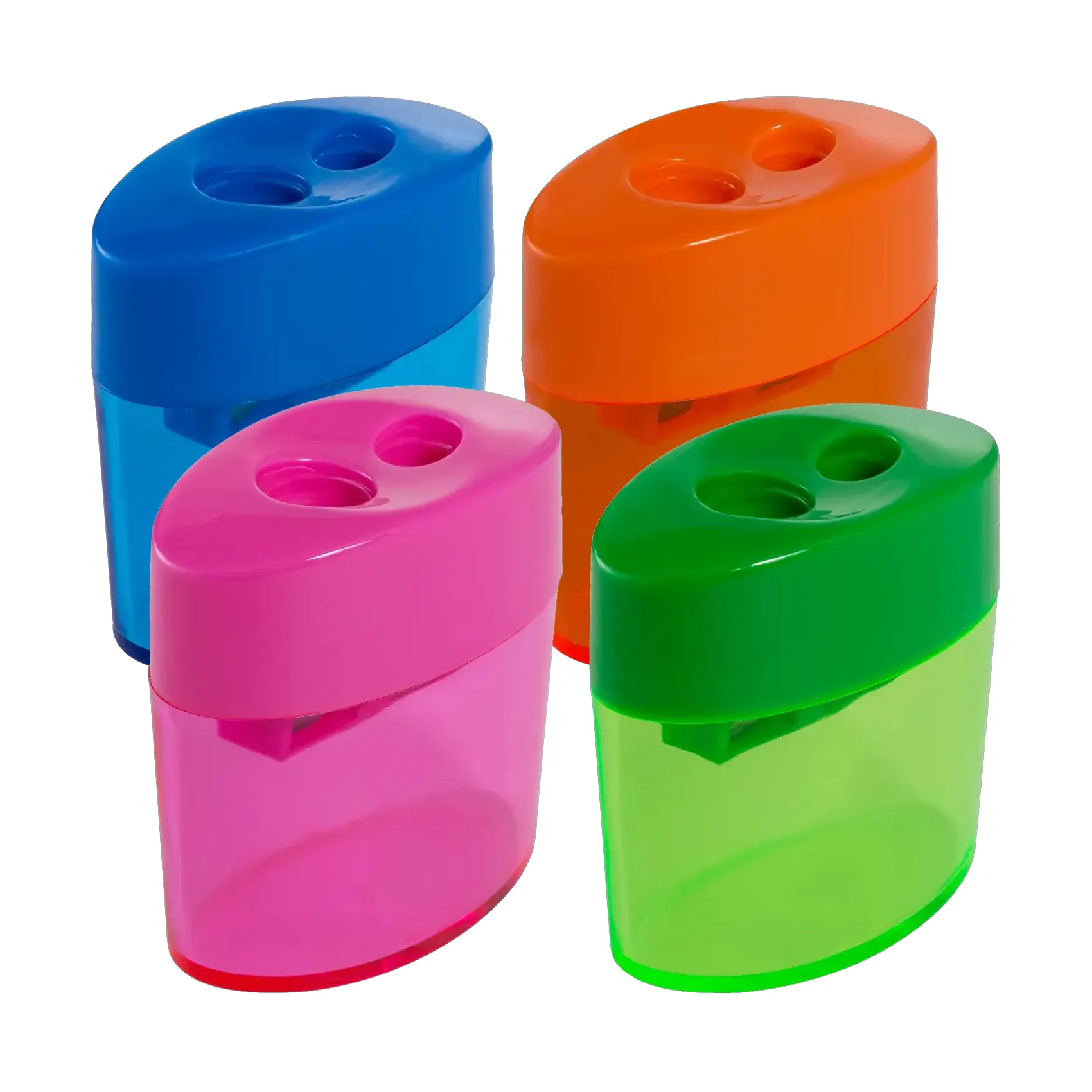 APONTADOR PLASTICO DUPLO OVAL FUTURO