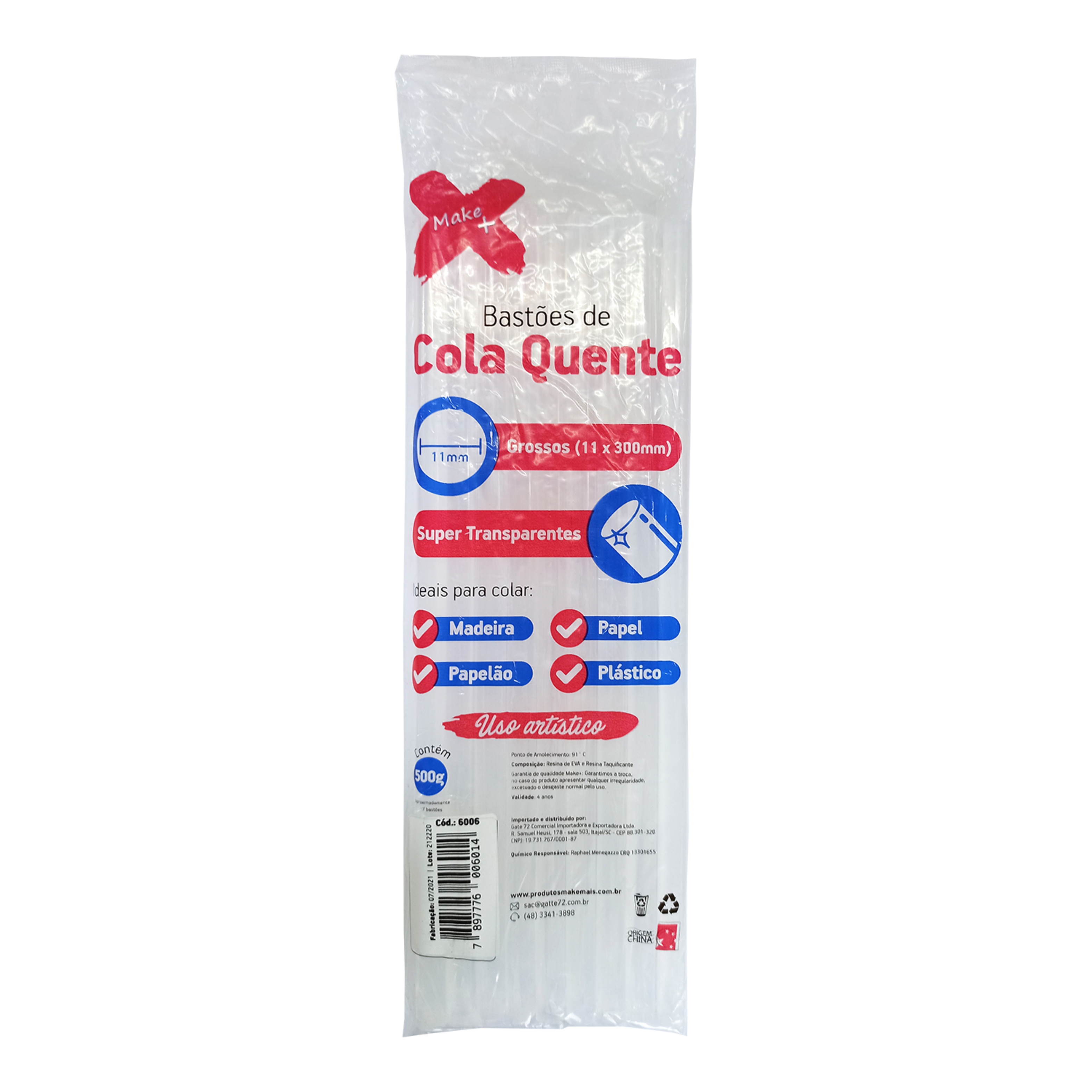 BASTAO COLA QUENTE GROSSO 500G