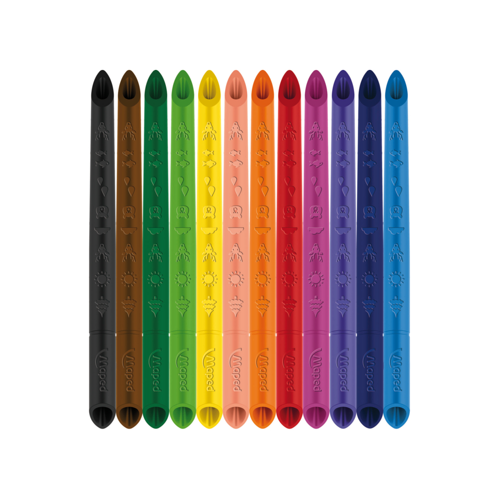 LAPIS DE COR 12 CORES INFINITY MAPED