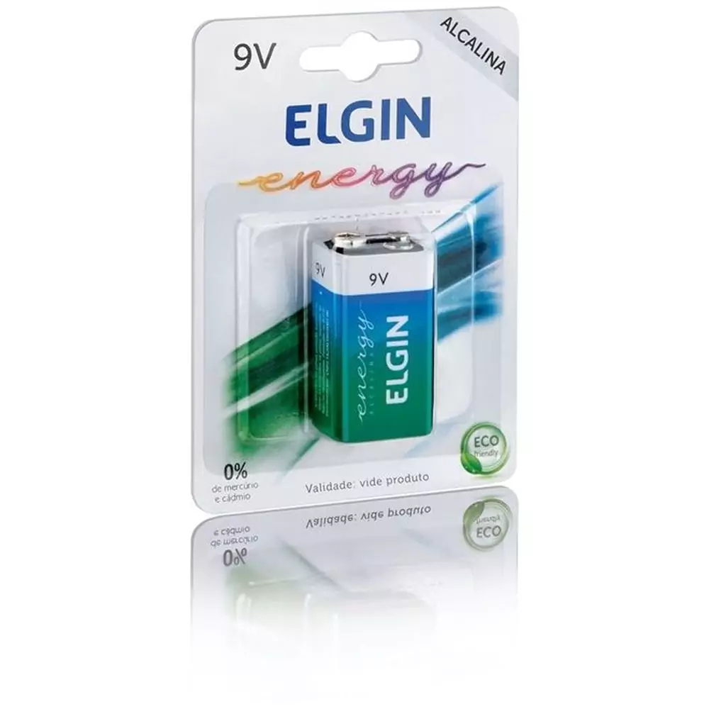BATERIA ALCALINA 9V ELGIN