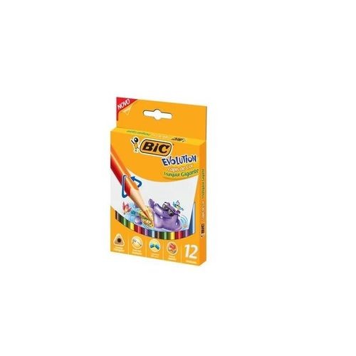 LAPIS DE COR 12 CORES TRIANGULAR BIG BIC