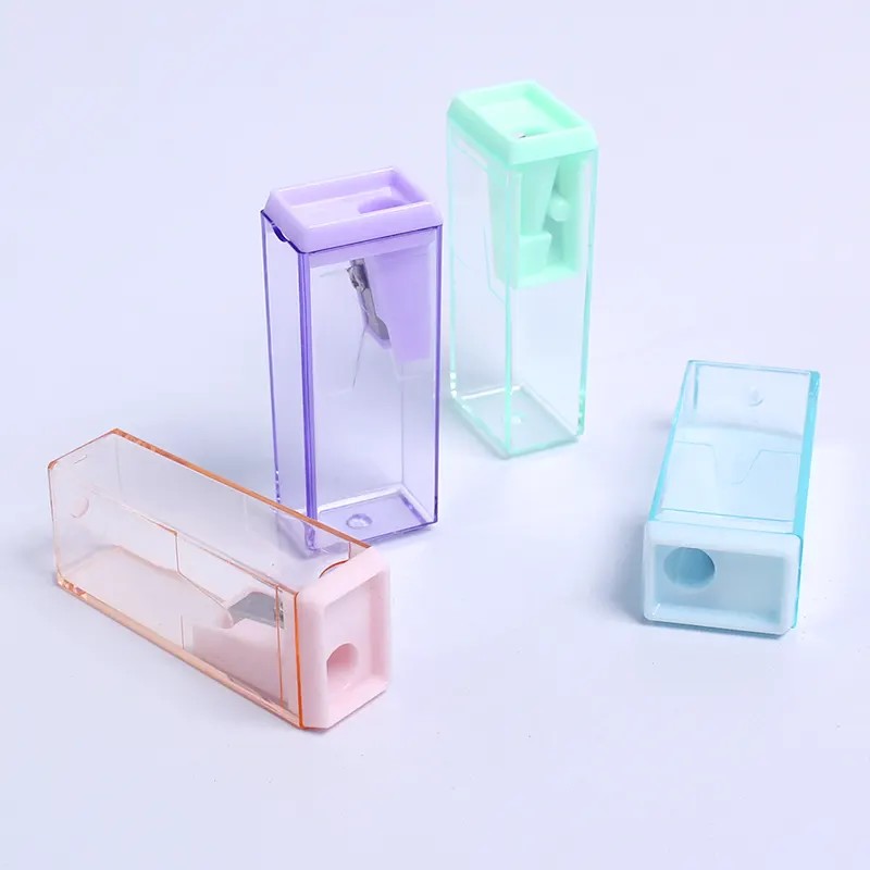 APONTADOR PLASTICO RETANGULAR BRW PASTEL