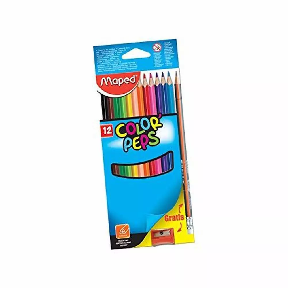 LAPIS DE COR 12 CORES COLOR STAR MAPED