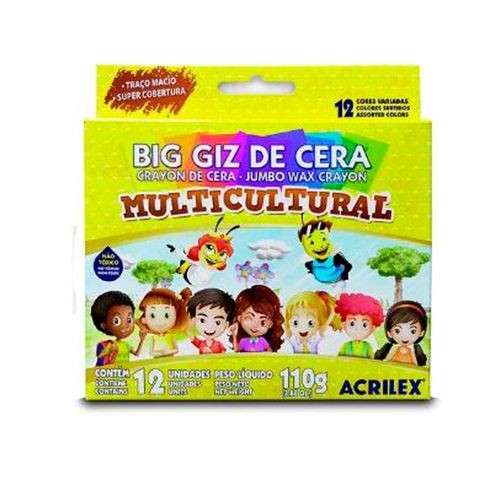 BIG GIZ DE CERA MULTI 12 CORES
