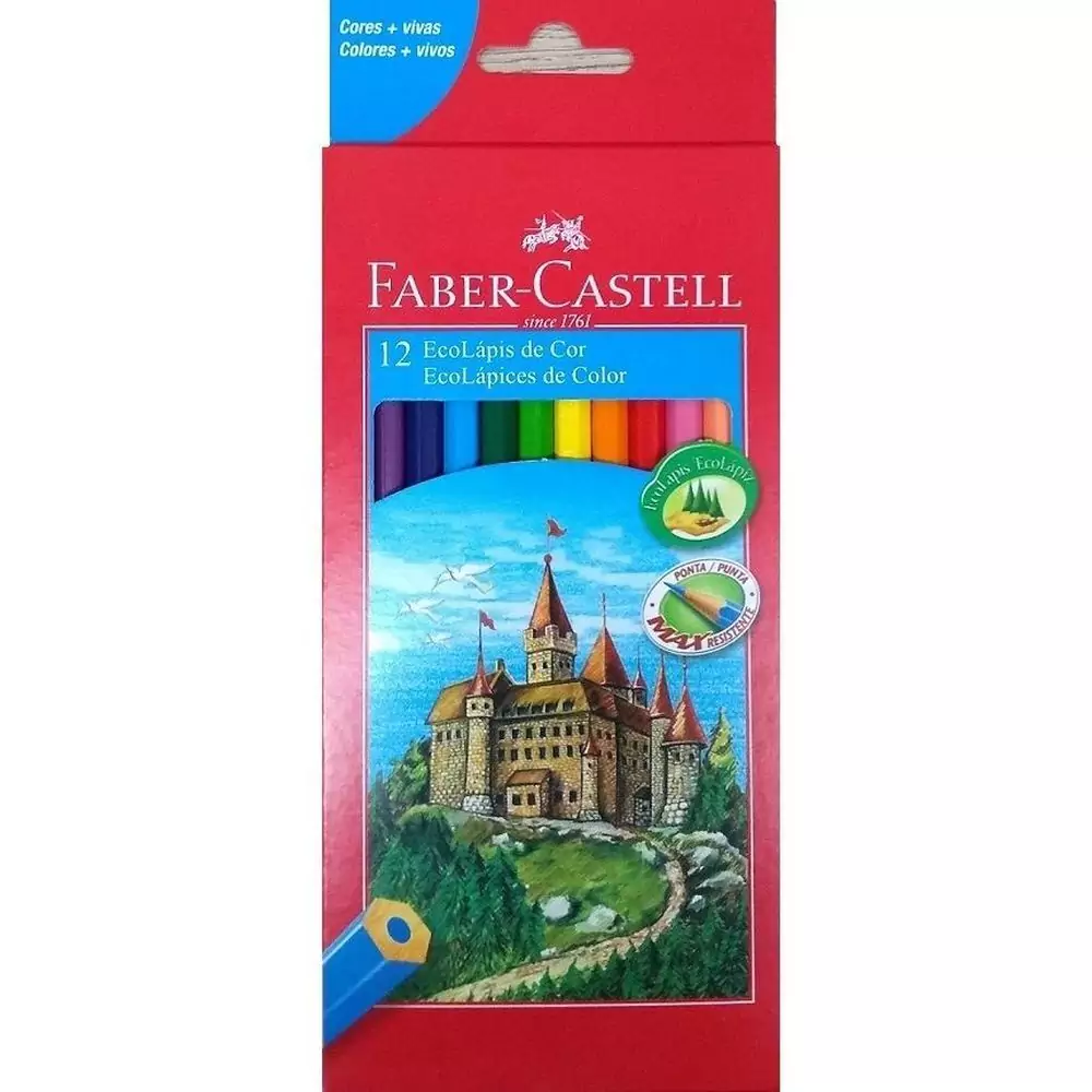 LAPIS DE COR12 CORES FABER