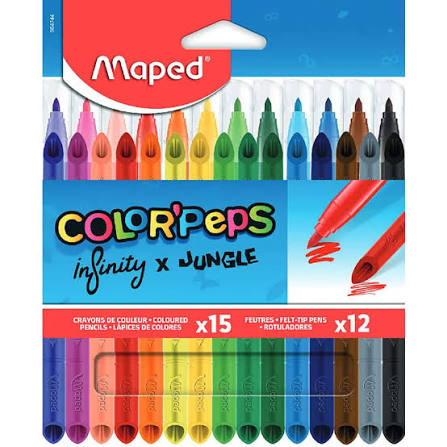 KIT LAPIS DE COR COLORPEPS 15 CORES