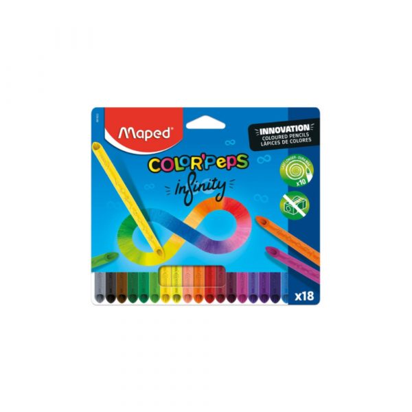 LAPIS DE COR 18 CORES COLORPEPS INFINITY